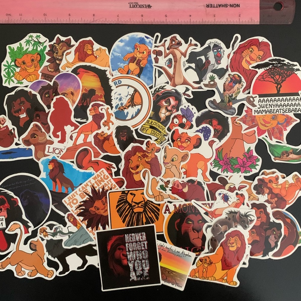 BOGO 50% OFF! 5 Lion King Stickers